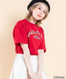 Disney | ∴WEGO/Disney レトロ刺繍Tシャツ(Tシャツ/カットソー)