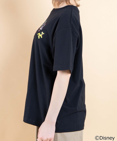 Disney（ディズニー）の「∴WEGO/Disney レトロ刺繍Tシャツ（Tシャツ/カットソー・レディース・ブラック/レッド/ホワイト/グリーン・FREE）」の22枚目の写真