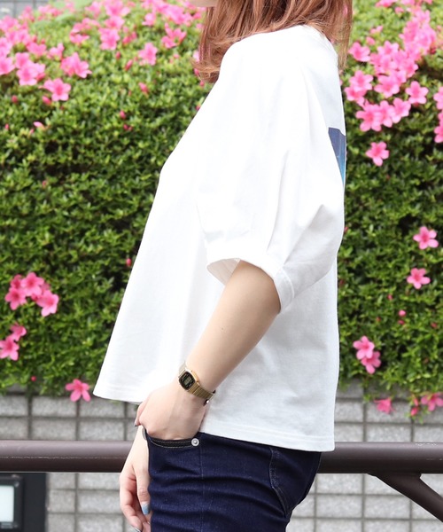 PairPair(ペアペア)の「アイスクリームフォトT(Tシャツ/カットソー・レディース・ライトブルー/オフホワイト/ラベンダー/スミクロ・FREE)」の9枚目の写真