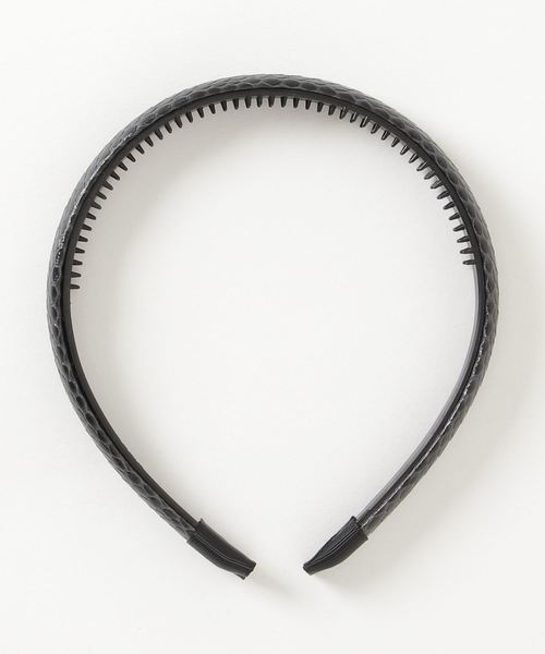 VIBGYOR Women（ヴィブジョー　ウィメン）の「【resonance】 ベーシック 15mm ロワール カチューシャ【日本製】（カチューシャ・レディース・ブラック/ブラウン・FREE）」の4枚目の写真