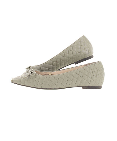 RANDA（ランダ）の「キルティングフラットパンプス（パンプス・レディース・ブラック/ブラウン/グリーン・23/24/25/22/25.5/22.5/24.5/23.5）」の13枚目の写真