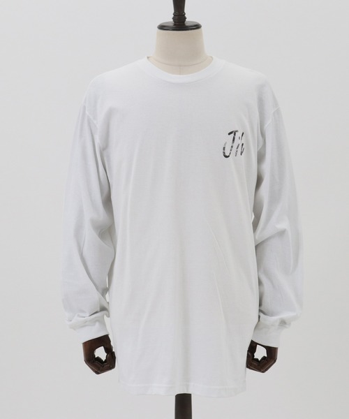 Jih Nunc（ジーヌンク）の「mlt3095-ロングスリーブプリントTシャツ -Jih×Paisley-（Tシャツ/カットソー・メンズ・ネイビー/ブラウン/ブラック・L/M）」の20枚目の写真