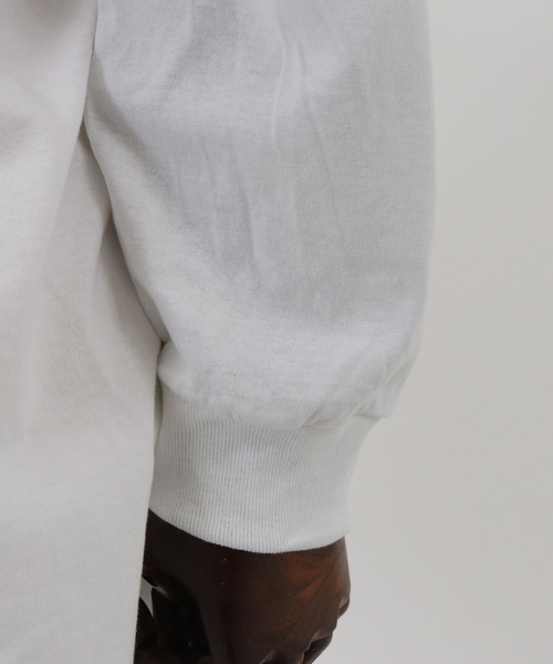 Jih Nunc（ジーヌンク）の「mlt3095-ロングスリーブプリントTシャツ -Jih×Paisley-（Tシャツ/カットソー・メンズ・ネイビー/ブラウン/ブラック・L/M）」の8枚目の写真