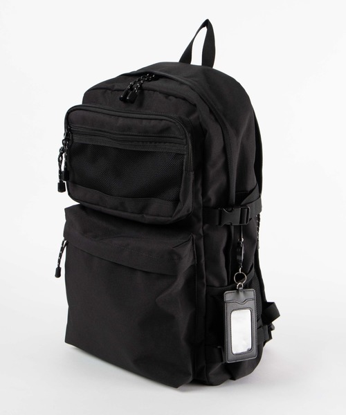 WEGO（ウィゴー）の「WEGO/【大容量約25L】ダブルポケットスクールリュック（バックパック/リュック・メンズ・ブラック・FREE）」の9枚目の写真