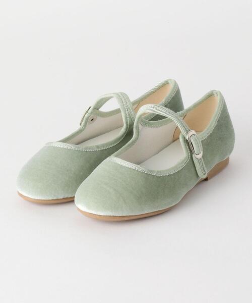 green label relaxing(グリーンレーベルリラクシング)の「◆GLR ストラップフラット 17cm-22cm(バレエシューズ・キッズ・ブラック/イエロー/ライム・22cm/17cm/18cm/19cm/20cm/21cm)」の8枚目の写真