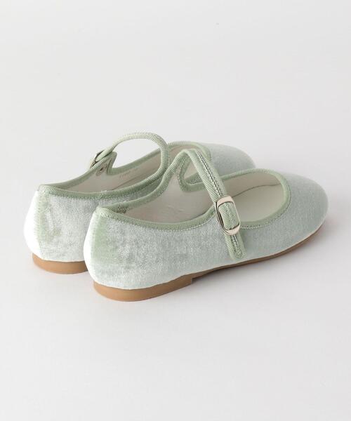 green label relaxing(グリーンレーベルリラクシング)の「◆GLR ストラップフラット 17cm-22cm(バレエシューズ・キッズ・ブラック/イエロー/ライム・22cm/17cm/18cm/19cm/20cm/21cm)」の7枚目の写真