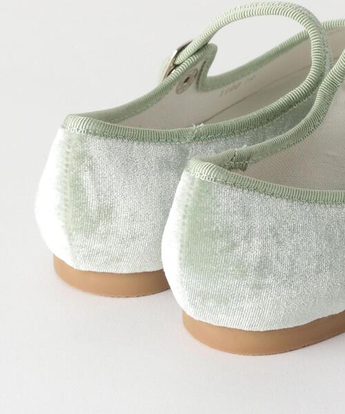 green label relaxing(グリーンレーベルリラクシング)の「◆GLR ストラップフラット 17cm-22cm(バレエシューズ・キッズ・ブラック/イエロー/ライム・22cm/17cm/18cm/19cm/20cm/21cm)」の6枚目の写真