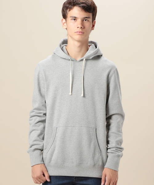 BEAUTY&YOUTH UNITED ARROWS（ビューティーアンドユースユナイテッドアローズ）の「＜REIGNING CHAMP＞ PO HOODIE/パーカー ◆（パーカー・メンズ・ライトグレー/レッド・SMALL/LARGE/MEDIUM）」の5枚目の写真