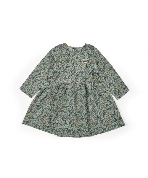 セール Noeil Aime Bebe フラワー プリント 花柄 コーデュロイ コールテン ワンピース ワンピース Noeil Aime Bebe ノイユエイムベベ のファッション通販 Zozotown