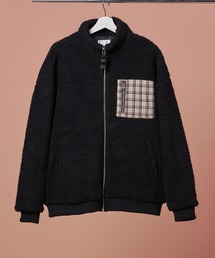 NILWAY | WEARISTA【KEI】×【Nilway】チェックリングポケットボアブルゾン(ブルゾン)
