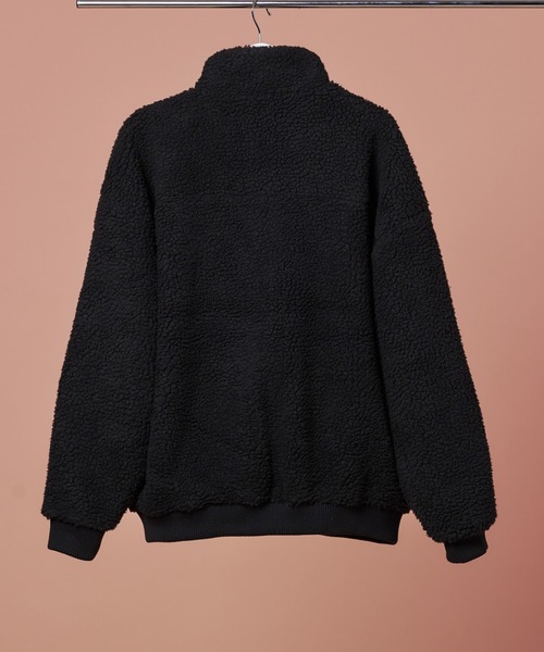 NILWAY(ニルウェイ)の「チェック柄 ポケット オーバー ボアブルゾン(ブルゾン・レディース・ブラウン/ベージュ/ブラック/アイボリー/ブルー系・SMALL/MEDIUM/LARGE)」の13枚目の写真