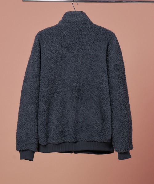 NILWAY(ニルウェイ)の「チェック柄 ポケット オーバー ボアブルゾン(ブルゾン・レディース・ブラウン/ベージュ/ブラック/アイボリー/ブルー系・SMALL/MEDIUM/LARGE)」の12枚目の写真