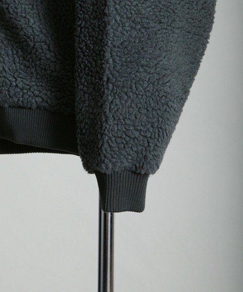 NILWAY(ニルウェイ)の「チェック柄 ポケット オーバー ボアブルゾン(ブルゾン・レディース・ブラウン/ベージュ/ブラック/アイボリー/ブルー系・SMALL/MEDIUM/LARGE)」の21枚目の写真