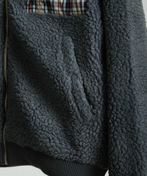 NILWAY(ニルウェイ)の「チェック柄 ポケット オーバー ボアブルゾン(ブルゾン・レディース・ブラウン/ベージュ/ブラック/アイボリー/ブルー系・SMALL/MEDIUM/LARGE)」の20枚目の写真