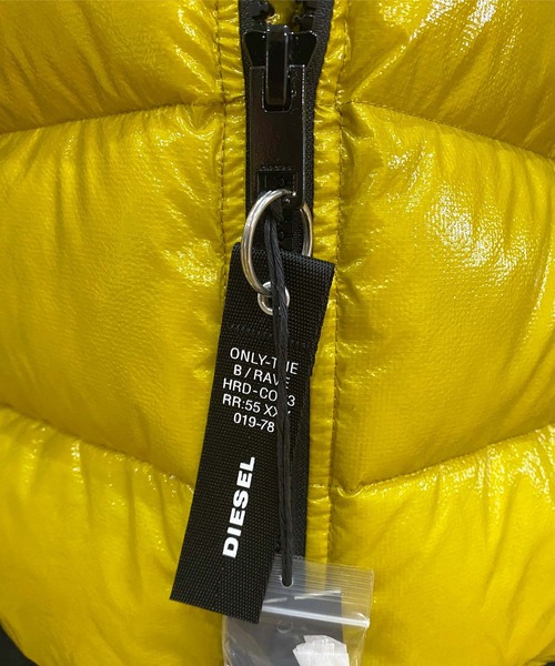 DIESEL イエロー ダウンジャケット DIESEL 【並行輸入品】ディーゼル ダウンジャケット ブルゾン