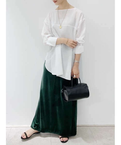 SHENERY（シーナリー）の「レイヤードシャツチュニック（シャツ/ブラウス・レディース・ホワイト・FREE）」の7枚目の写真