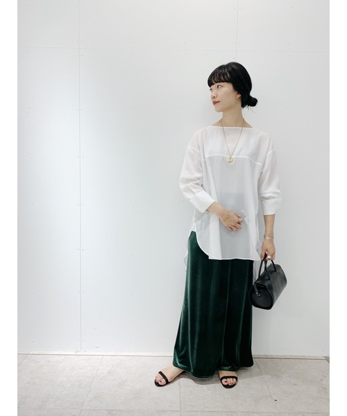 SHENERY（シーナリー）の「レイヤードシャツチュニック（シャツ/ブラウス・レディース・ホワイト・FREE）」の5枚目の写真