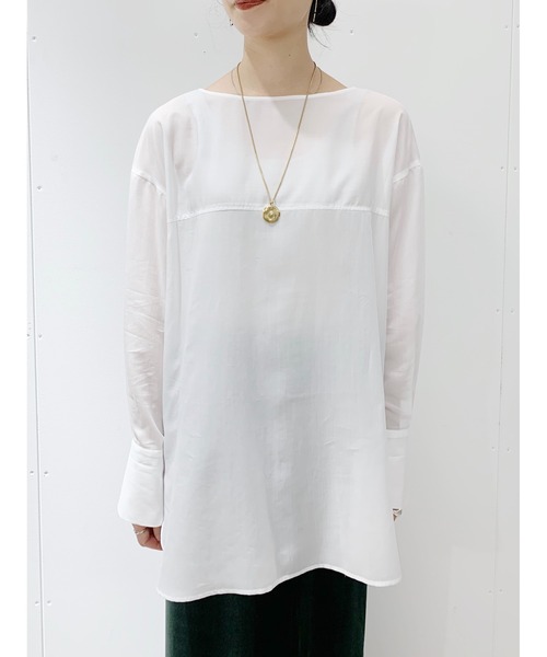 SHENERY（シーナリー）の「レイヤードシャツチュニック（シャツ/ブラウス・レディース・ホワイト・FREE）」の12枚目の写真