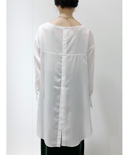 SHENERY（シーナリー）の「レイヤードシャツチュニック（シャツ/ブラウス・レディース・ホワイト・FREE）」の14枚目の写真