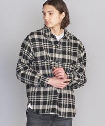 BEAUTY&YOUTH UNITED ARROWS | BY フリース メルトン チェック CPO シャツアウター(その他アウター)
