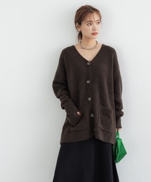 ＼＼新色登場／／ふあふあヤク風ニットカーディガン
