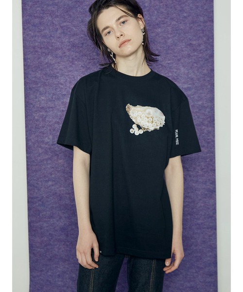 PAMEO POSE（パメオポーズ）の「Oyster T-Shirts（Tシャツ/カットソー・レディース・ホワイト/ブラック/ピンク・FREE）」の4枚目の写真