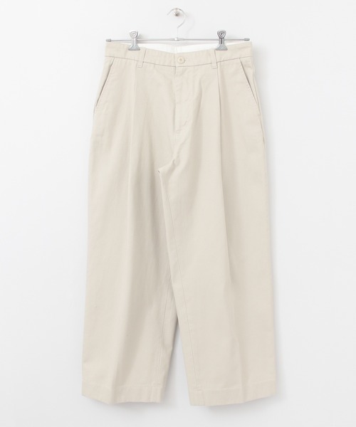 FORK&SPOON（フォークアンドスプーン）の「FORK&SPOON　ワンタックチノパンツ（その他パンツ・メンズ・ホワイト系その他/グリーン系その他/ネイビー/インディゴブルー/グリーン/ライトグレー/ブラウン系その他・4/5）」の9枚目の写真