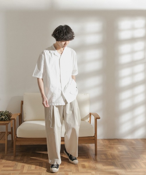 FORK&SPOON（フォークアンドスプーン）の「FORK&SPOON　ワンタックチノパンツ（その他パンツ・メンズ・ホワイト系その他/グリーン系その他/ネイビー/インディゴブルー/グリーン/ライトグレー/ブラウン系その他・4/5）」の14枚目の写真