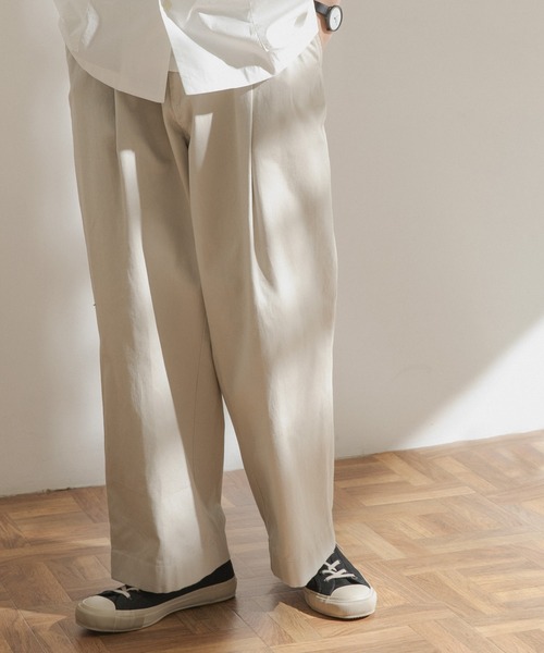 FORK&SPOON（フォークアンドスプーン）の「FORK&SPOON　ワンタックチノパンツ（その他パンツ・メンズ・ホワイト系その他/グリーン系その他/ネイビー/インディゴブルー/グリーン/ライトグレー/ブラウン系その他・4/5）」の19枚目の写真