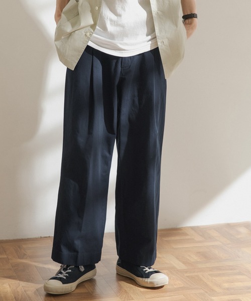 FORK&SPOON（フォークアンドスプーン）の「FORK&SPOON　ワンタックチノパンツ（その他パンツ・メンズ・ホワイト系その他/グリーン系その他/ネイビー/インディゴブルー/グリーン/ライトグレー/ブラウン系その他・4/5）」の20枚目の写真