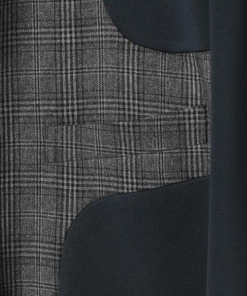 EN ROUTE（アンルート）の「＜EN ROUTE（アンルート）＞ポンチ×チェック ノーカラー 3ボタン（ノーカラージャケット・メンズ・ブラック/ネイビー・1/2/3）」の10枚目の写真