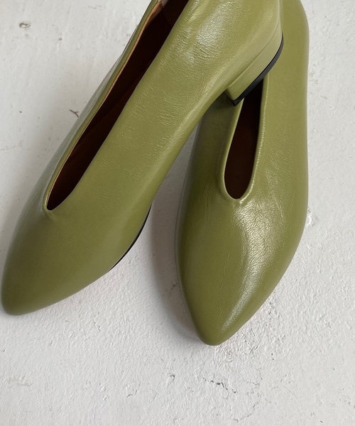 SANSeLF(サンセルフ)の「【SANSeLF】 Se soft vcut shoes sans4(パンプス・レディース・ブラウン/グリーン/シルバー・40/38/39/35/36/37)」の16枚目の写真