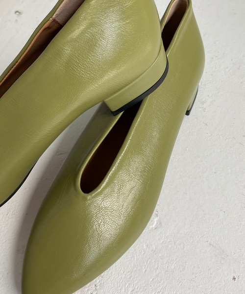 SANSeLF(サンセルフ)の「【SANSeLF】 Se soft vcut shoes sans4(パンプス・レディース・ブラウン/グリーン/シルバー・40/38/39/35/36/37)」の20枚目の写真