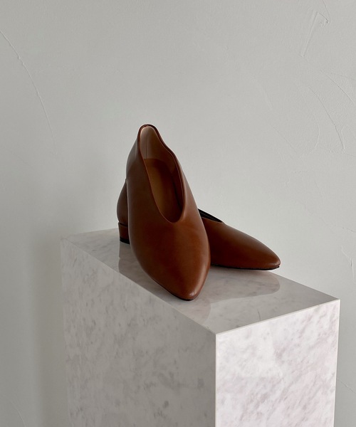 SANSeLF(サンセルフ)の「【SANSeLF】 Se soft vcut shoes sans4(パンプス・レディース・ブラウン/グリーン/シルバー・40/38/39/35/36/37)」の5枚目の写真