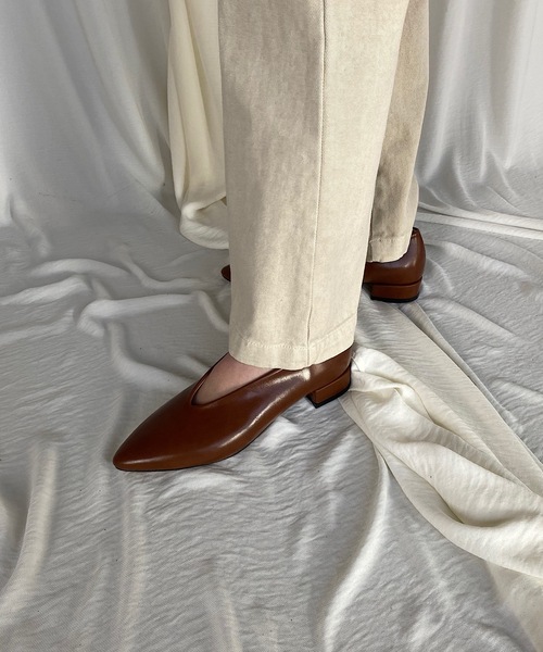 SANSeLF(サンセルフ)の「【SANSeLF】 Se soft vcut shoes sans4(パンプス・レディース・ブラウン/グリーン/シルバー・40/38/39/35/36/37)」の13枚目の写真