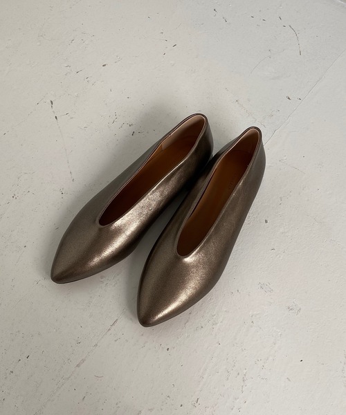 SANSeLF(サンセルフ)の「【SANSeLF】 Se soft vcut shoes sans4(パンプス・レディース・ブラウン/グリーン/シルバー・40/38/39/35/36/37)」の6枚目の写真