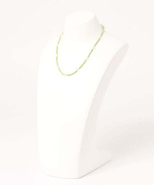 Heather(ヘザー)の「ビーズネックレス 935742(ネックレス・レディース・ホワイト系その他/グリーン系その他・ONESIZE)」の3枚目の写真