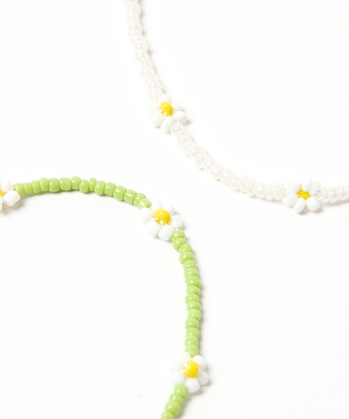 Heather(ヘザー)の「ビーズネックレス 935742(ネックレス・レディース・ホワイト系その他/グリーン系その他・ONESIZE)」の4枚目の写真