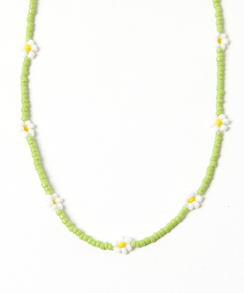Heather(ヘザー)の「ビーズネックレス 935742(ネックレス・レディース・ホワイト系その他/グリーン系その他・ONESIZE)」の6枚目の写真