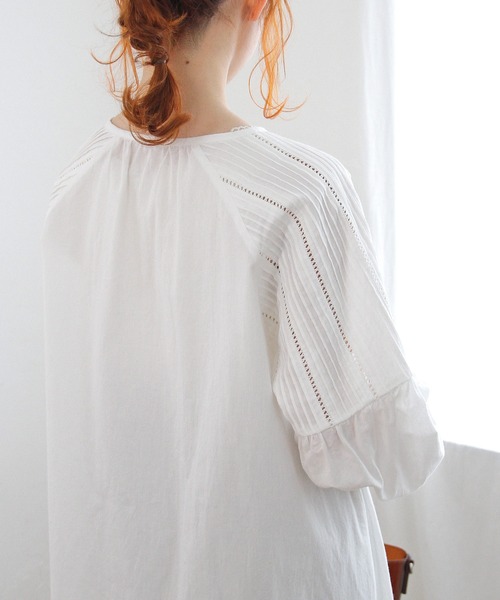 Crisp（クリスプ）の「レースタックスリーブワンピース（ワンピース・レディース・ホワイト・FREE）」の13枚目の写真