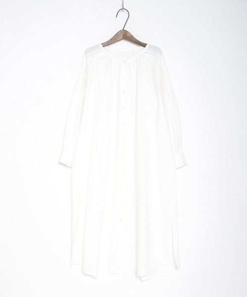 Crisp（クリスプ）の「レースタックスリーブワンピース（ワンピース・レディース・ホワイト・FREE）」の20枚目の写真