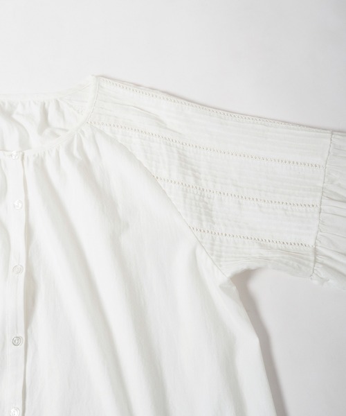 Crisp（クリスプ）の「レースタックスリーブワンピース（ワンピース・レディース・ホワイト・FREE）」の6枚目の写真