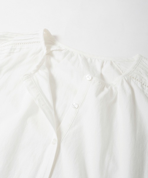 Crisp（クリスプ）の「レースタックスリーブワンピース（ワンピース・レディース・ホワイト・FREE）」の4枚目の写真