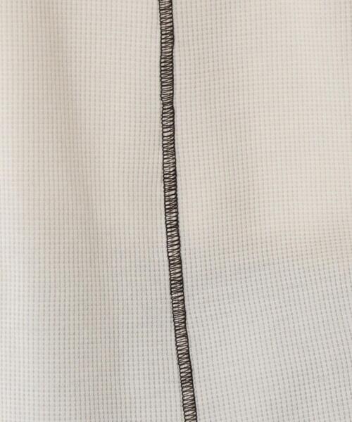 coen(コーエン)の「ワッフルヘンリーネック7分袖Tシャツ(Tシャツ/カットソー・メンズ・ダークグレー/オフホワイト・X-LARGE/SMALL/MEDIUM/LARGE)」の12枚目の写真