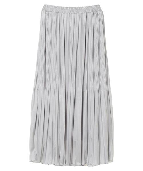 Green　Parks（グリーンパークス）の「・SUGAR SPOON ケシプリーツロングスカート＊（スカート・レディース・ライトグレー/ベージュ/オレンジ/アイボリー・FREE）」の20枚目の写真