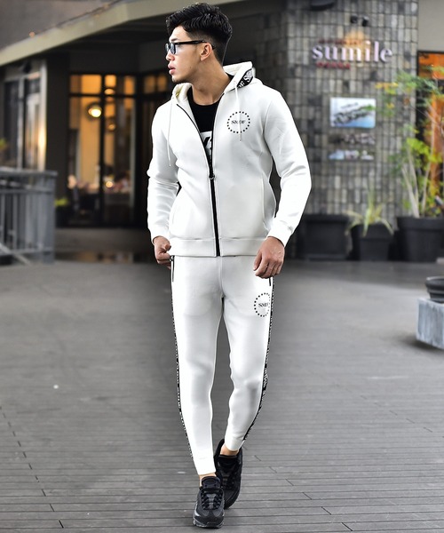 最新発見 Somediff オリジナルパーカー ジョガーパンツセットアップ