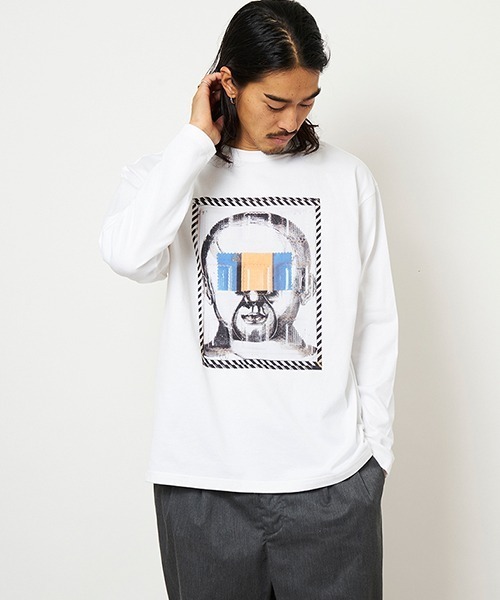 SON OF THE CHEESE（サノバチーズ）の「【SON OF THE CHEESE / サノバチーズ】FACE TEE（Tシャツ/カットソー・メンズ・ホワイト・MEDIUM/LARGE/X-LARGE）」の4枚目の写真