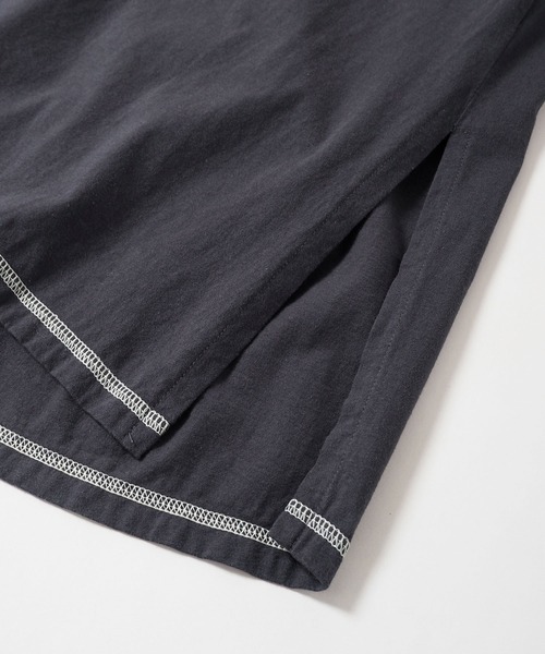 Crisp（クリスプ）の「バイカラーステッチTシャツ（Tシャツ/カットソー・レディース・ネイビー/アイボリー・FREE）」の5枚目の写真