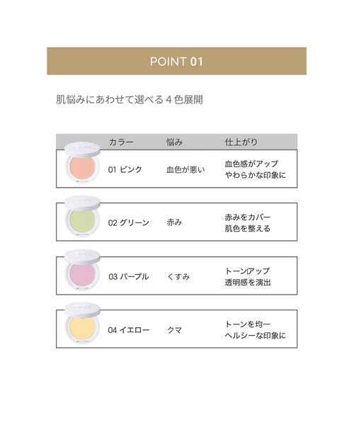 MiMC(エムアイエムシー)の「ミネラルイレイザーバーム カラーズ (リフィル)(化粧下地・レディース・01 ピンク/02 グリーン/03 パープル/04 イエロー・FREE)」の8枚目の写真