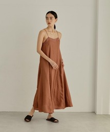ピンク キャミワンピース ロング丈　トゥデイフル soi91-06.jpg